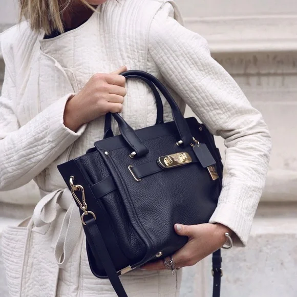 Coach Parisian Swagger Black Crossbody Bag - Picture 2 of 7